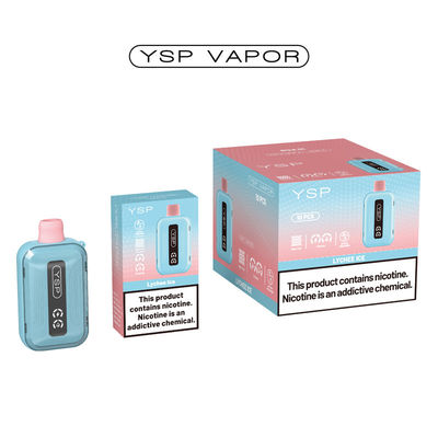 500mAh 15ml 10000 Puff Vape Tipo C caja de vapeo de recarga con pantalla