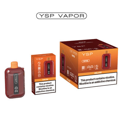 500mAh 15ml 10000 Puff Vape Tipo C caja de vapeo de recarga con pantalla