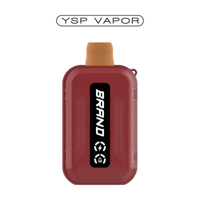 10000 pufes 12 ml Cigarro desechable caja E con flujo de aire ajustable y batería y pantalla inteligente líquida