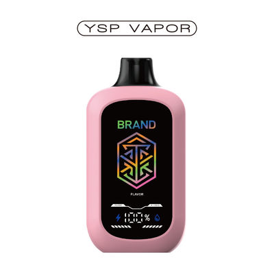 5% de nicotina 15000+ Puffs Dispositivo AIO 15ml pantalla grande flujo de aire ajustable E vaporizador personalizado 10+ sabores