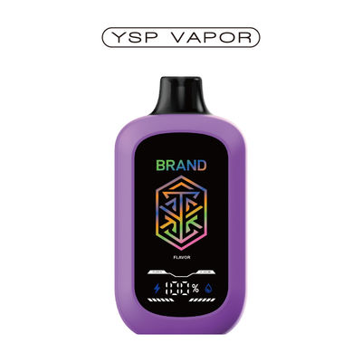 5% de nicotina 15000+ Puffs Dispositivo AIO 15ml pantalla grande flujo de aire ajustable E vaporizador personalizado 10+ sabores
