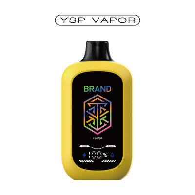 5% de nicotina 15000+ Puffs Dispositivo AIO 15ml pantalla grande flujo de aire ajustable E vaporizador personalizado 10+ sabores