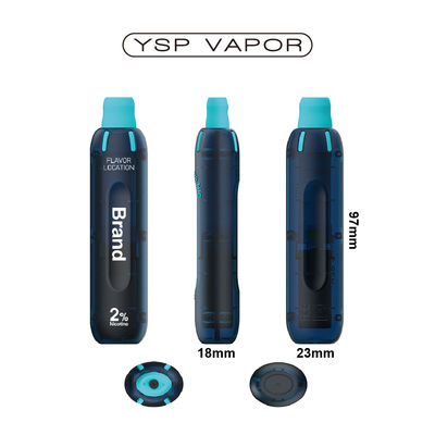 Pluma de vaporizador de bobina de malla compatible con TPD 2% de nicotina para sabor intenso y nubes - 600 bocanadas Ultra suave, boquilla de silicona, fácil de usar, sin necesidad de carga