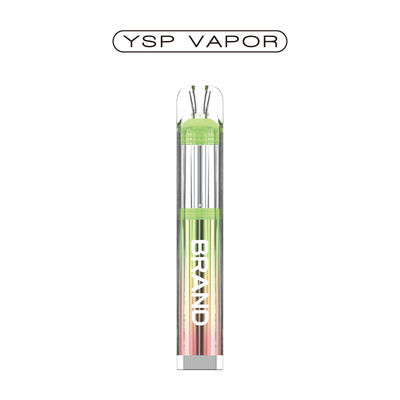 600 puffs TPD Sistema de vape pod desechable de 2 ml E de capacidad líquida Batería de 400 mAh