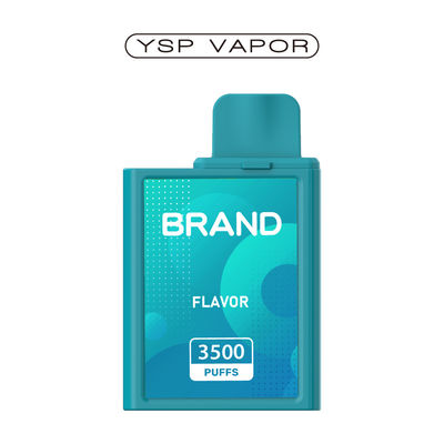 6ml 3500 puffs sistema de vape pod recargable con paquete de vape pod con sabor