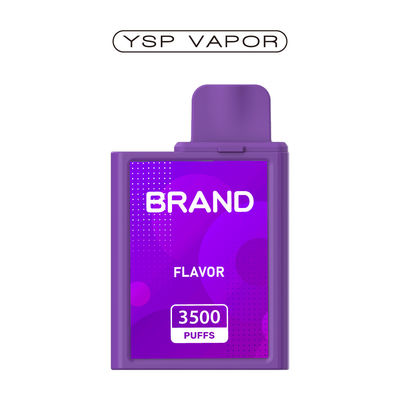 6ml 3500 puffs sistema de vape pod recargable con paquete de vape pod con sabor