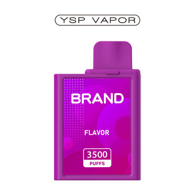 6ml 3500 puffs sistema de vape pod recargable con paquete de vape pod con sabor