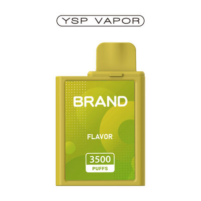 6ml 3500 puffs sistema de vape pod recargable con paquete de vape pod con sabor