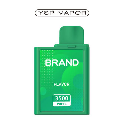 6ml 3500 puffs sistema de vape pod recargable con paquete de vape pod con sabor