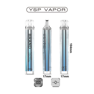 Batería de cigarrillo electrónico de 400 mAh TPD desechable