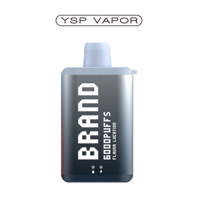 10 ml 6000 Puff Vape E cigarrillo caja de vaporizador descargable recargable