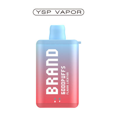 10 ml 6000 Puff Vape E cigarrillo caja de vaporizador descargable recargable