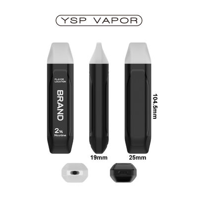 3 ml de pluma de vaporizador desechable 800 pufes precargados Batería desechable no recargable