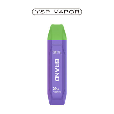 3 ml de pluma de vaporizador desechable 800 pufes precargados Batería desechable no recargable