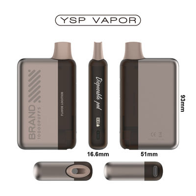 19 ml 0 Vapor desechable de nicotina 20000 boquillas Vapor desechable