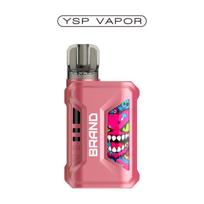 2 ml de TPD Vapor de humo de sistema de la bobina de malla de flujo de aire ajustable 600 Puffs Vapor