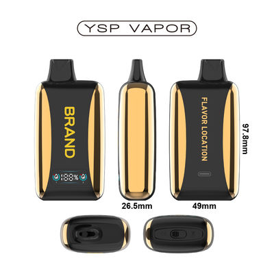 Sistema de vaporizador de vaporizador desechable de doble depósito 26000 puffs OEM