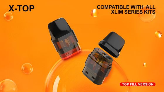 2 ml Cartucho compatible TPD Compatible Recargable PCTG Cartucho vacío Sistema abierto 0,6/0,8 ohm malla VS OXVA