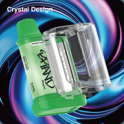 Sistema de cápsulas precargadas 600 puffs 2ml TPD   Batería extraíble y vape compatible con la UE, reciclable y respetuoso con el medio ambiente