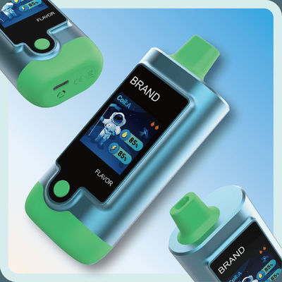 Experimenta lo mejor del vapeo con 20000-40000 puffs vape desechable con bobinas de doble malla y pantalla TFT de 1.44 "